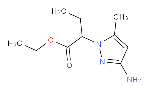 ethyl 2-(3-amino-5-methyl-1H-pyrazol-1-yl)butanoate