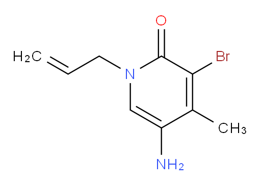 5-amino-3-bromo-4-methyl-1-(prop-2-en-1-yl)-1,2-dihydropyridin-2-one