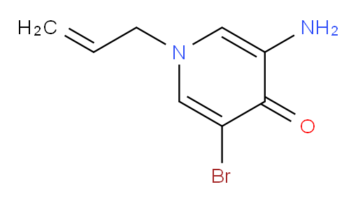 3-amino-5-bromo-1-(prop-2-en-1-yl)-1,4-dihydropyridin-4-one