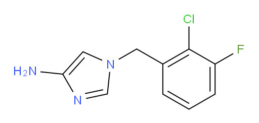 1-[(2-chloro-3-fluorophenyl)methyl]-1H-imidazol-4-amine