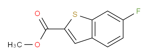 methyl 6-fluoro-1-benzothiophene-2-carboxylate