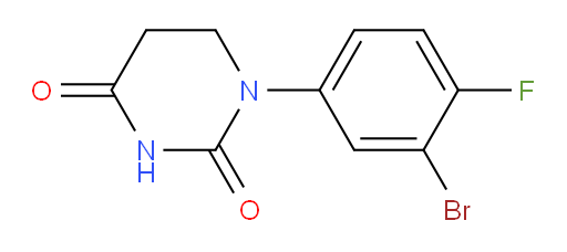 1-(3-bromo-4-fluorophenyl)-1,3-diazinane-2,4-dione