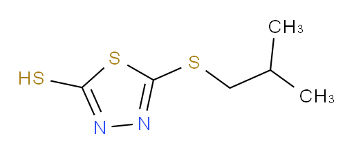 5-[(2-methylpropyl)sulfanyl]-1,3,4-thiadiazole-2-thiol