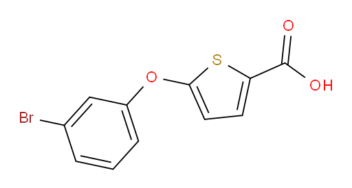 5-(3-bromophenoxy)thiophene-2-carboxylic acid