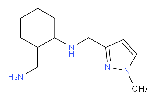 2-(aminomethyl)-N-[(1-methyl-1H-pyrazol-3-yl)methyl]cyclohexan-1-amine