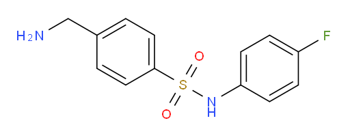 4-(aminomethyl)-N-(4-fluorophenyl)benzene-1-sulfonamide