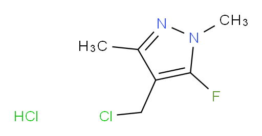 4-(chloromethyl)-5-fluoro-1,3-dimethyl-1H-pyrazole hydrochloride