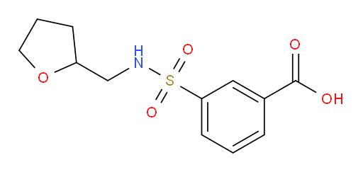 3-{[(oxolan-2-yl)methyl]sulfamoyl}benzoic acid