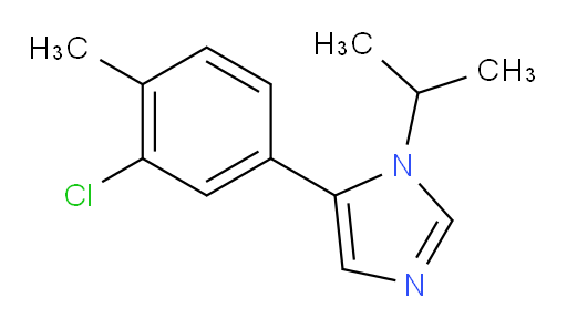 5-(3-chloro-4-methylphenyl)-1-(propan-2-yl)-1H-imidazole
