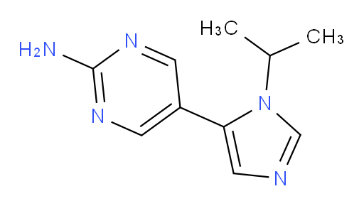 5-[1-(propan-2-yl)-1H-imidazol-5-yl]pyrimidin-2-amine