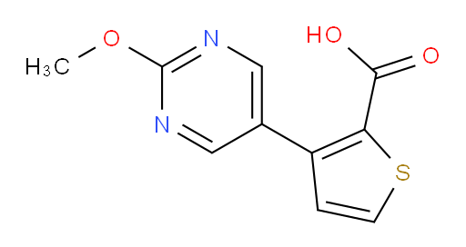 3-(2-methoxypyrimidin-5-yl)thiophene-2-carboxylic acid