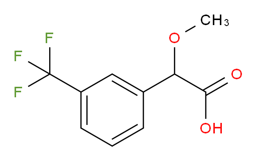 2-methoxy-2-[3-(trifluoromethyl)phenyl]acetic acid