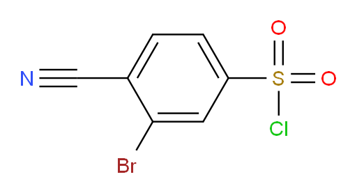3-bromo-4-cyanobenzene-1-sulfonyl chloride