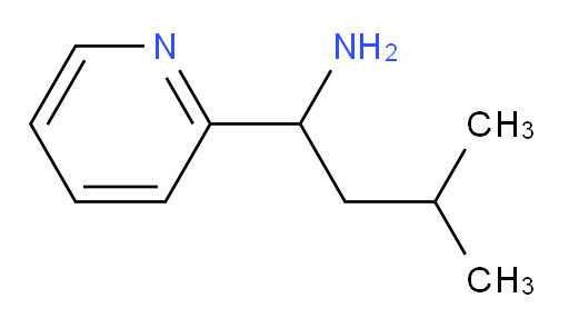 3-methyl-1-(pyridin-2-yl)butan-1-amine