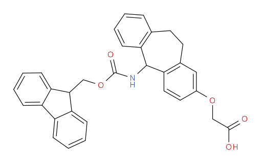 2-[[5-(N-FMOC-amino)-10,11-dihydro-5H-dibenzo[a,d]cyclohepten-2-yl]oxy]acetic acid