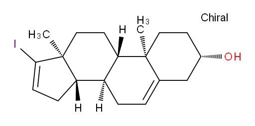 (3S,8R,9S,10R,13S,14S)-17-iodo-10,13-dimethyl-2,3,4,7,8,9,10,11,12,13,14,15-dodecahydro-1H-cyclopenta[a]phenanthren-3-ol