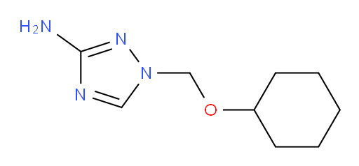 1-[(cyclohexyloxy)methyl]-1H-1,2,4-triazol-3-amine