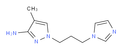 1-[3-(1H-imidazol-1-yl)propyl]-4-methyl-1H-pyrazol-3-amine