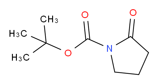 AIDS143102;N-Boc-2-pyrrolidinone;1-BOC-Pyrrolidin-2-one;N-BOC-1-AZACYCLOPENTAN-2-ONE;Pyrrolidin-2-one, N-BOC protected;1-(TERT-BUTOXYCARBONYL)-2-PYRROLIDINONE;tert-Butyl 2-oxo-1-pyrrolidinecarboxylate;1-(tert-Butoxycarbonyl)-2-pyrrolidinone 97%;2-OXO-PYRROLIDINE-1-CARBOXYLIC ACID TERT-BUTYL ESTER;1-Pyrrolidinecarboxylic acid, 2-oxo-, 1,1-diMethylethyl ester