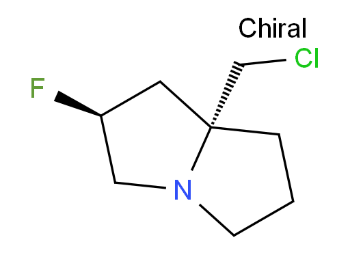(2S,7aR)-7a-(chloromethyl)-2-fluorohexahydro-1H-pyrrolizine