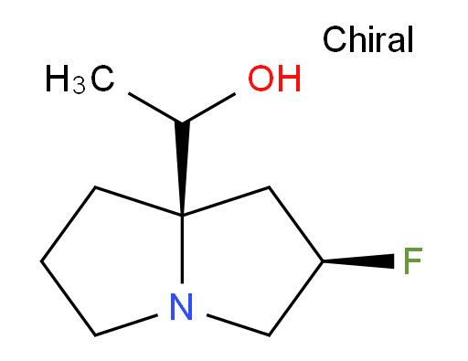 1-((2R,7aR)-2-fluorohexahydro-1H-pyrrolizin-7a-yl)ethanol