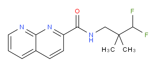 N-(3,3-difluoro-2,2-dimethylpropyl)-1,8-naphthyridine-2-carboxamide