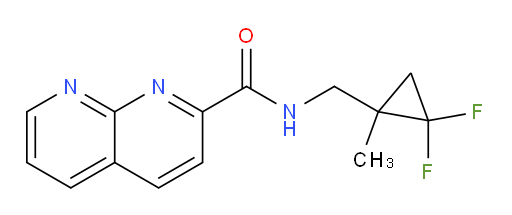 N-((2,2-difluoro-1-methylcyclopropyl)methyl)-1,8-naphthyridine-2-carboxamide
