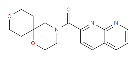 (1,8-naphthyridin-2-yl)(1,9-dioxa-4-azaspiro[5.5]undecan-4-yl)methanone