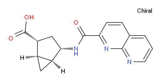 (1R,2R,4S,5S)-4-(1,8-naphthyridine-2-carboxamido)bicyclo[3.1.0]hexane-2-carboxylic acid