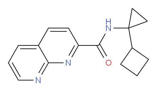 N-(1-cyclobutylcyclopropyl)-1,8-naphthyridine-2-carboxamide