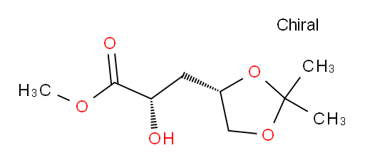 (S)-methyl 3-((S)-2,2-dimethyl-1,3-dioxolan-4-yl)-2-hydroxypropanoate