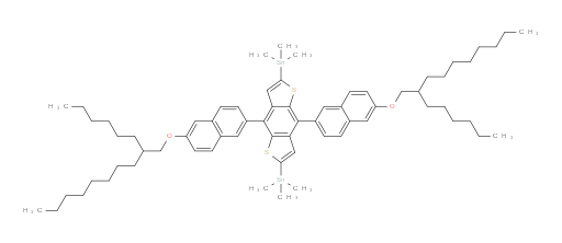 (4,8-bis(6-((2-hexyldecyl)oxy)naphthalen-2-yl)benzo[1,2-b:4,5-b']dithiophene-2,6-diyl)bis(trimethylstannane)