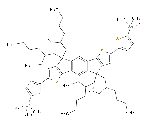 (5,5'-(4,4,9,9-tetrakis(2-ethylhexyl)-4,9-dihydro-s-indaceno[1,2-b:5,6-b']dithiophene-2,7-diyl)bis(selenophene-5,2-diyl))bis(trimethylstannane)