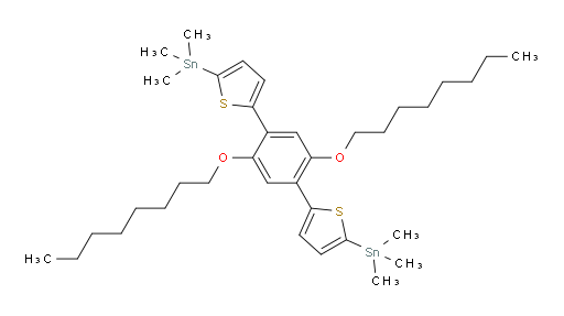 (5,5'-(2,5-bis(octyloxy)-1,4-phenylene)bis(thiophene-5,2-diyl))bis(trimethylstannane)