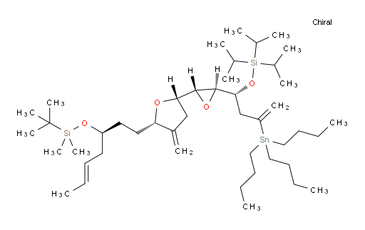 叔丁基二甲基(((S,E)-1-((2S,5S)-3-亚甲基-5-((2R,3S)-3-((R)-3-(三丁基锡基)-1-((三异丙基sil氧基))丁-3-烯-1-基)环氧乙烷-2-基)四氢呋喃-2-基)庚-5-烯-3-氧基))硅烷