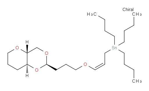 tributyl((Z)-3-(3-((2R,4aR,8aS)-hexahydropyrano[3,2-d][1,3]dioxin-2-yl)propoxy)allyl)stannane