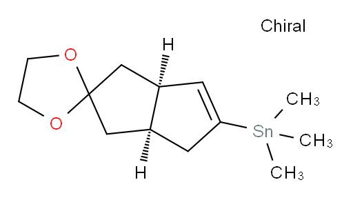 trimethyl((3a'R,6a'R)-3',3a',4',6a'-tetrahydro-1'H-spiro[[1,3]dioxolane-2,2'-pentalen]-5'-yl)stannane