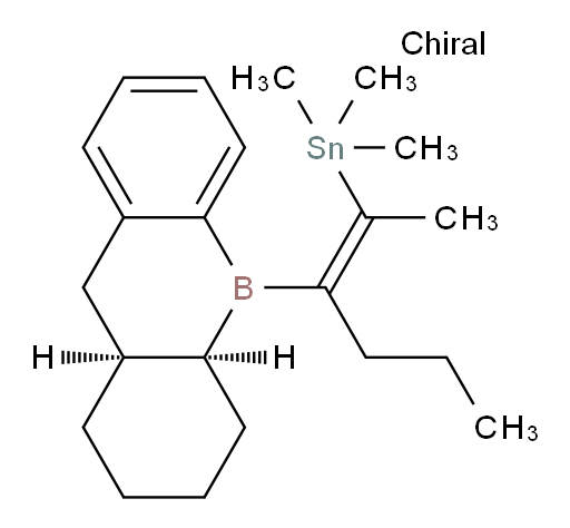 ((E)-3-((4aS,10aS)-2,3,4,4a,10,10a-hexahydrodibenzo[b,e]borinin-5(1H)-yl)hex-2-en-2-yl)trimethylstannane