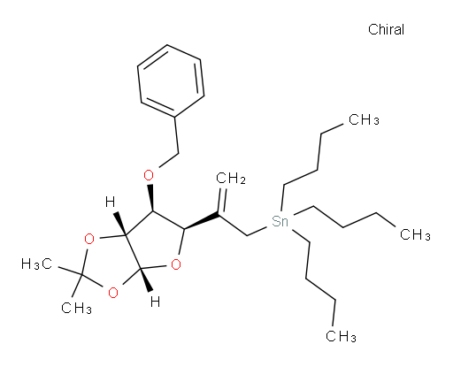 (2-((3aR,5R,6S,6aR)-6-(苄氧基)-2,2-二甲基四氢呋喃并[2,3-d][1,3]二氧杂环戊烯-5-基)烯丙基)三丁基锡烷