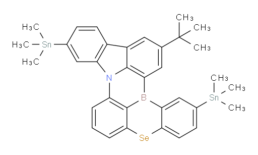 14-(tert-butyl)-2,10-bis(trimethylstannyl)-5-selena-8b-aza-15b-borabenzo[a]naphtho[1,2,3-hi]aceanthrylene