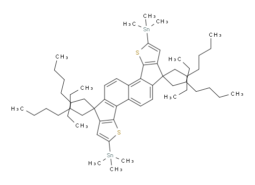 Stannane, 1,1′-[6,6,12,12-tetrakis(2-ethylhexyl)-6,12-dihydro-2,8-thieno[3′′,2′′:2′,3′]indeno[4′,5′:6,7]indeno[1,2-b]thienediyl]bis[1,1,1-trimethyl- (ZCI)
