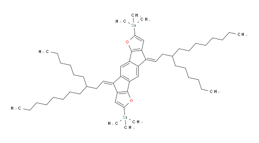 ((4Z,9Z)-4,9-bis(3-hexylundecylidene)-4,9-dihydro-s-indaceno[1,2-b:5,6-b']difuran-2,7-diyl)bis(trimethylstannane)