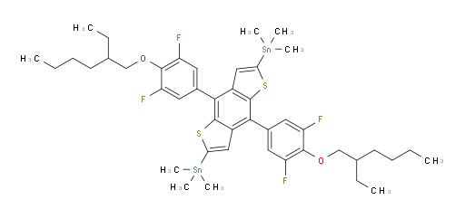 (4,8-bis(4-((2-ethylhexyl)oxy)-3,5-difluorophenyl)benzo[1,2-b:4,5-b']dithiophene-2,6-diyl)bis(trimethylstannane)
