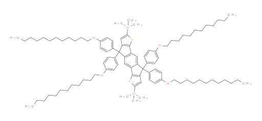 (4,4,9,9-tetrakis(4-(dodecyloxy)phenyl)-4,9-dihydro-s-indaceno[1,2-b:5,6-b']dithiophene-2,7-diyl)bis(trimethylstannane)