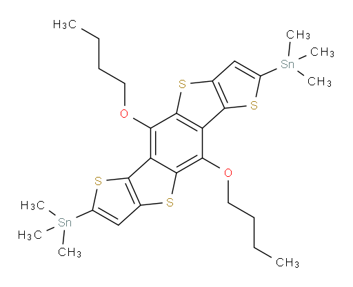 1,1′-(5,10-Dibutoxydithieno[2,3-d:2′,3′-d′]benzo[1,2-b:4,5-b′]dithiophene-2,7-diyl)bis[1,1,1-trimethylstannane]