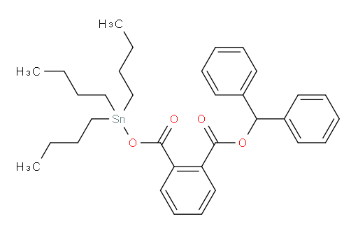 benzhydryl (tributylstannyl) phthalate