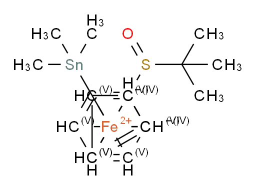 Ferrocene, 1-[(R)-(1,1-dimethylethyl)sulfinyl]-2-(trimethylstannyl)-, (S)-