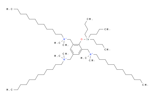 N,N',N''-((2-((tributylstannyl)oxy)benzene-1,3,5-triyl)tris(methylene))tris(N,N-dimethyldodecan-1-aminium)