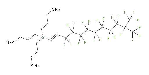 (E)-三丁基(3,3,4,4,5,5,6,6,7,7,8,8,9,9,10,10,11,12,12,12-二十氟-11-(三氟甲基)十二-1-烯-1-基)锡烷