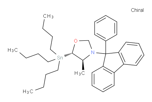 (4S,5S)-4-甲基-3-(9-苯基-9H-芴-9-基)-5-(三丁基锡基)噁唑烷